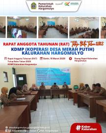 PENGURUS KDMP HARGOMULYO SELENGGARAKAN RAPAT ANGGOTA TAHUNAN (RAT) TUTUP BUKU TAHUN 2025